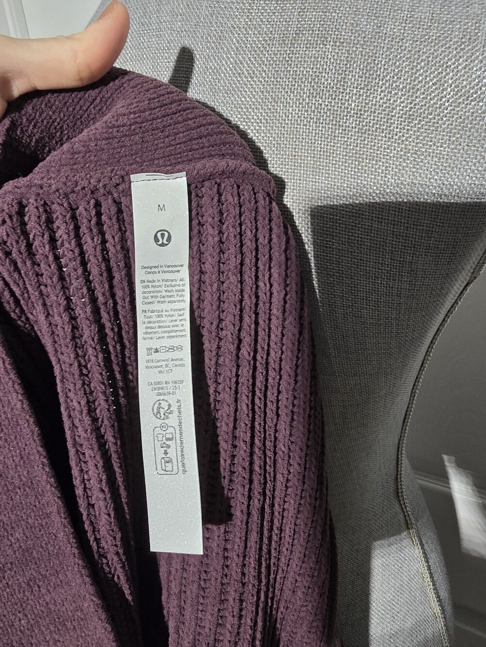 LULULEMON Chenille Knit Button Front Cardigan - Picture 7 of 7